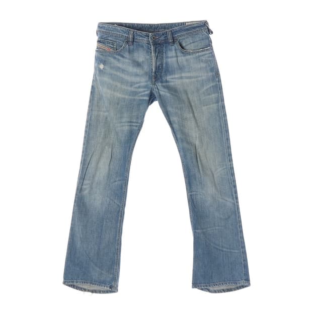 디젤 Trouleg 008HL 워싱 슬림 부츠컷 데님 31