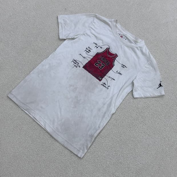 M 나이키 조던 프린팅 반팔 티셔츠 0330E