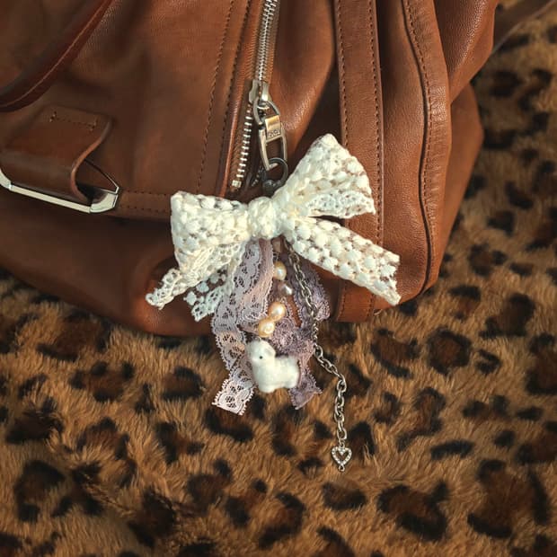 Vintage girlish keyring 빈티지 걸리쉬 키링