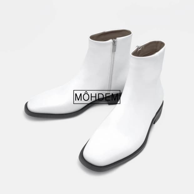 [premium] 미카엘 가죽 첼시부츠