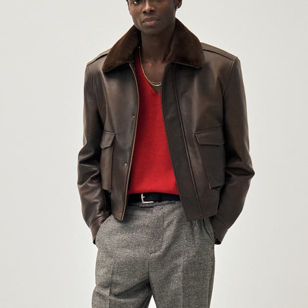 노이어 A2 레더 블루종 50 새상품