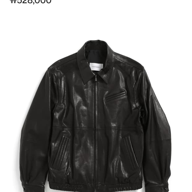 해칭룸 스티치드 볼륨 레더 블랙 (2)