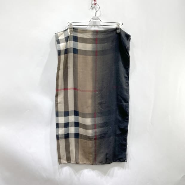 체크롱 머플러 실측확인 폴리