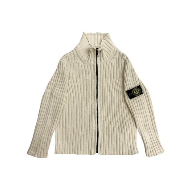 스톤아일랜드 키즈 주니어 골지 니트 집업 가디건 6