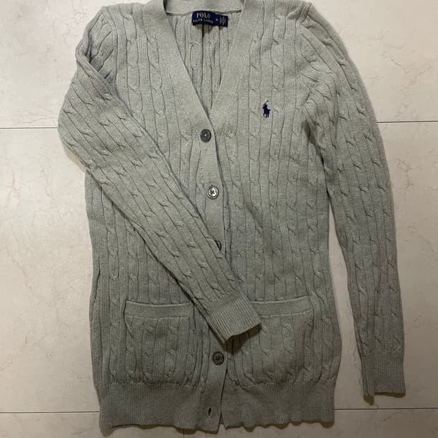 폴로 니트가디건