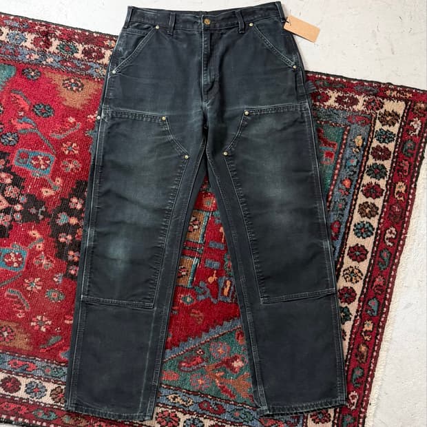 OG USA Made 칼하트 더블니 블랙 칼하트 B01 썩블니