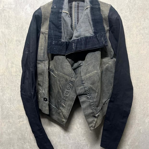 M / Rick Owens 릭오웬스 팔가죽 데님 나스카 자켓
