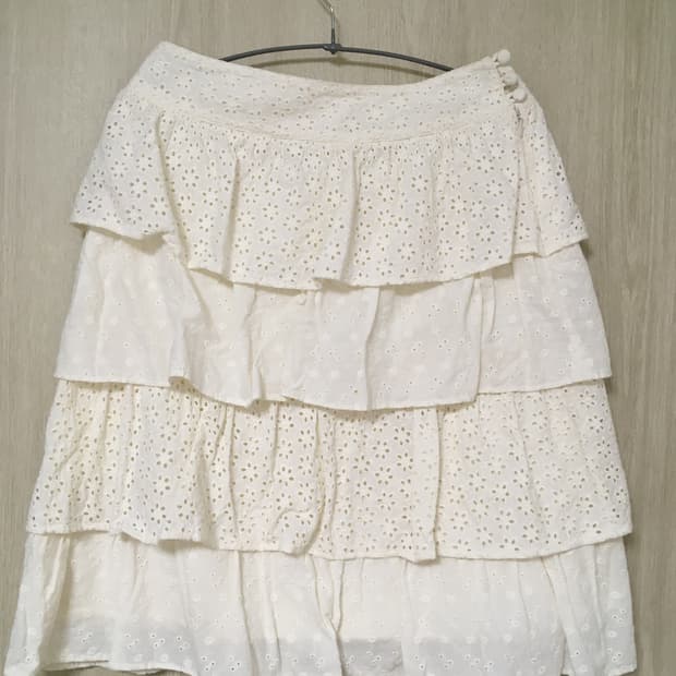 봄 모리 캉캉 미디 스커트