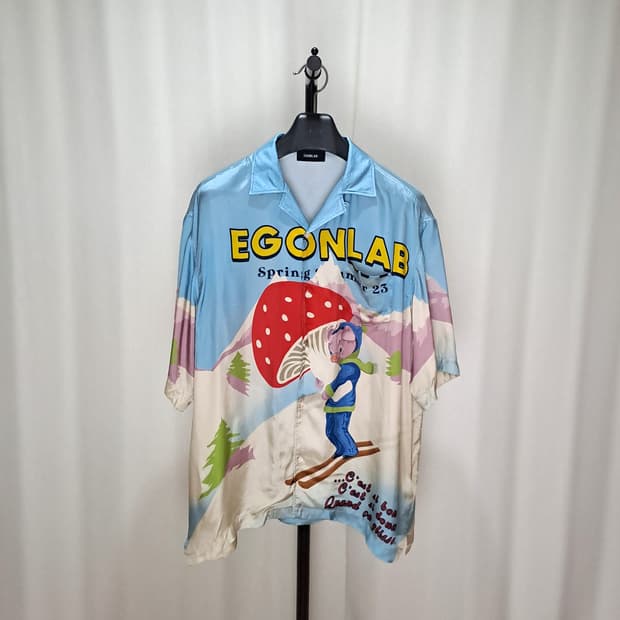  (택포) EGON LAB 비스코스 프린트 셔츠  C126