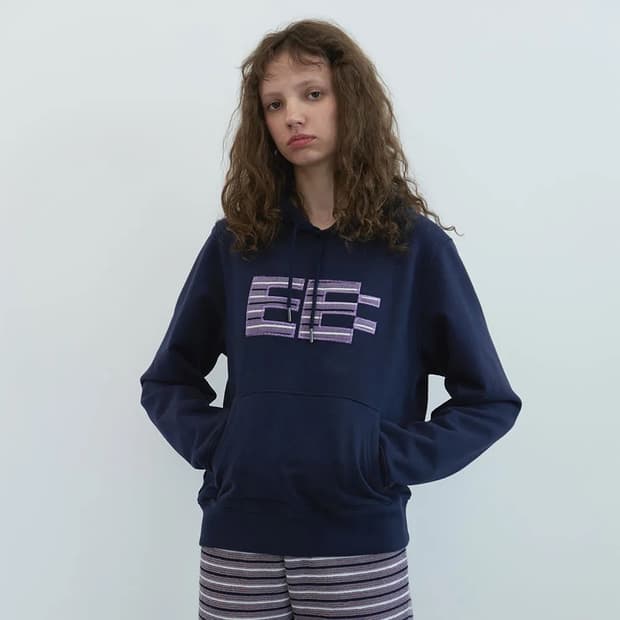 엔조블루스 픽셀 로고 클럼피 후디