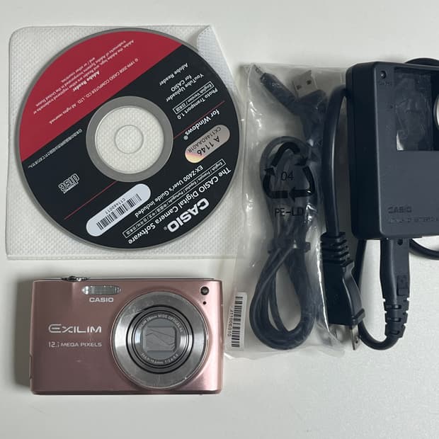 카시오 엑슬림 z400 핑크 casio exilim ex-z400