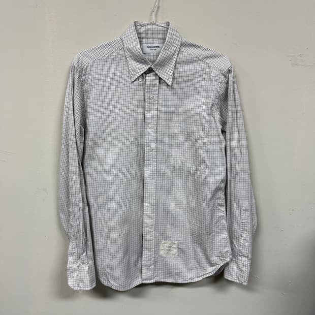 톰브라운 체크셔츠