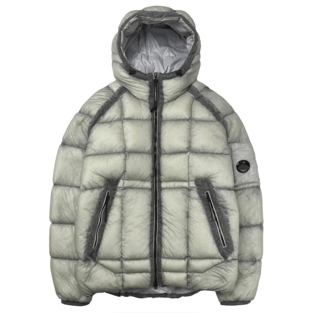 [XXL] CP컴퍼니 한국 한정 DD쉘 후드 다운 자켓 루나 락