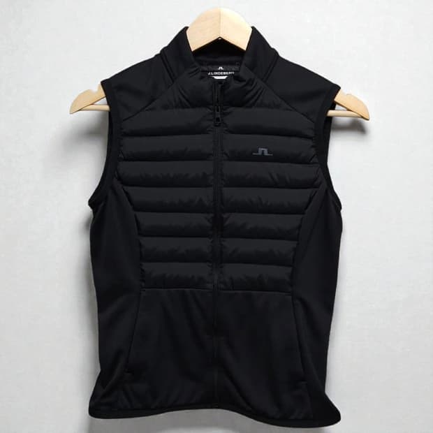 여성44~55)제이린드버그 골프 구스다운 패딩조끼 블랙