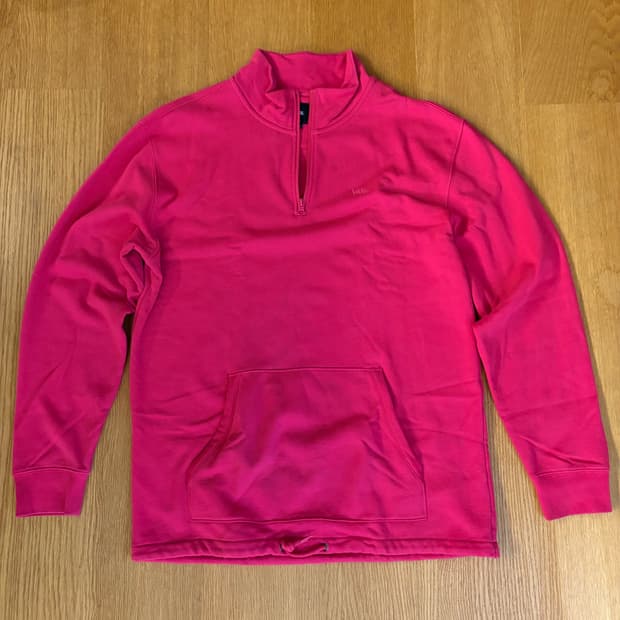 Vans pink half zip-up