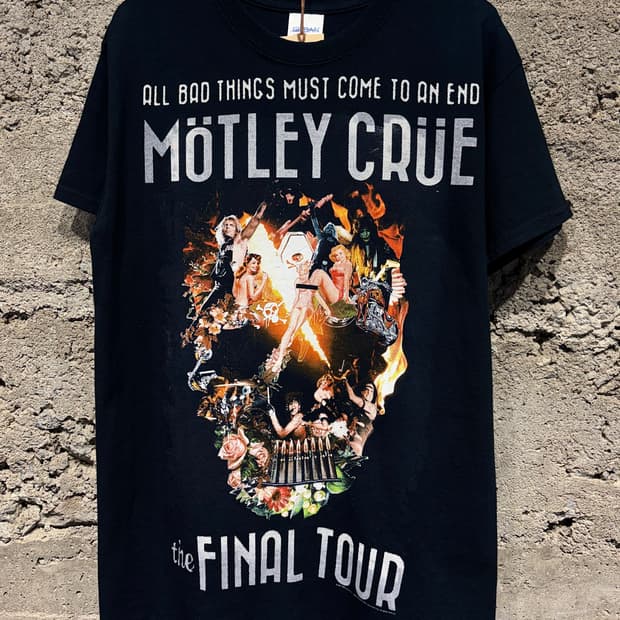 길단 머틀리 크루 파이널 투어 반팔 티셔츠