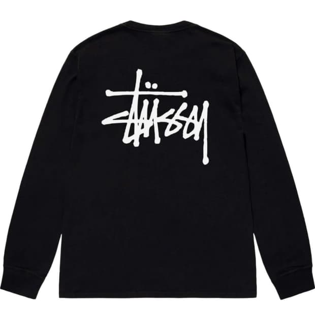 스투시 롱슬리브 블랙 M,L 새제품