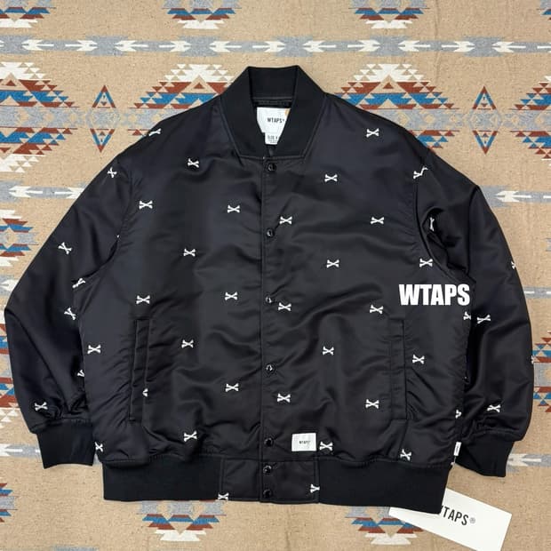 [3][XL] 더블탭스 크로스본 팀 자켓 블랙