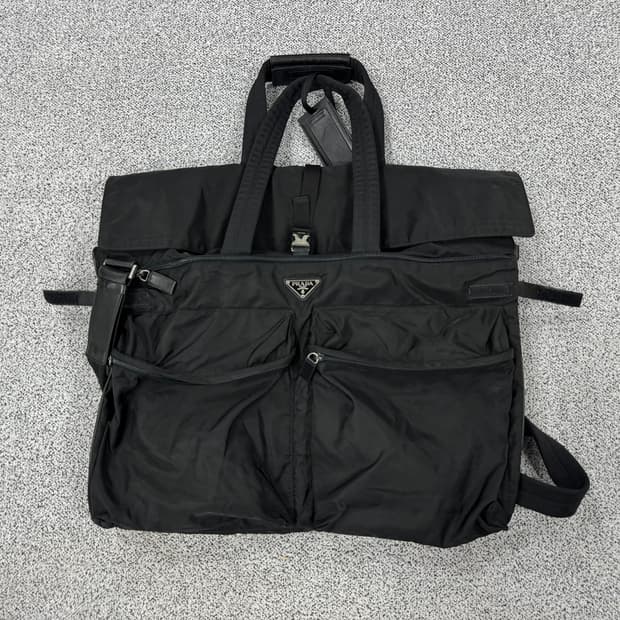 프라다 빈티지 포코노 수트케이스 (토트 숄더백)