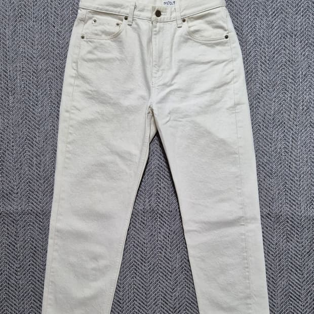 MOD9 스트레이트핏 크롭진 30 (크림)