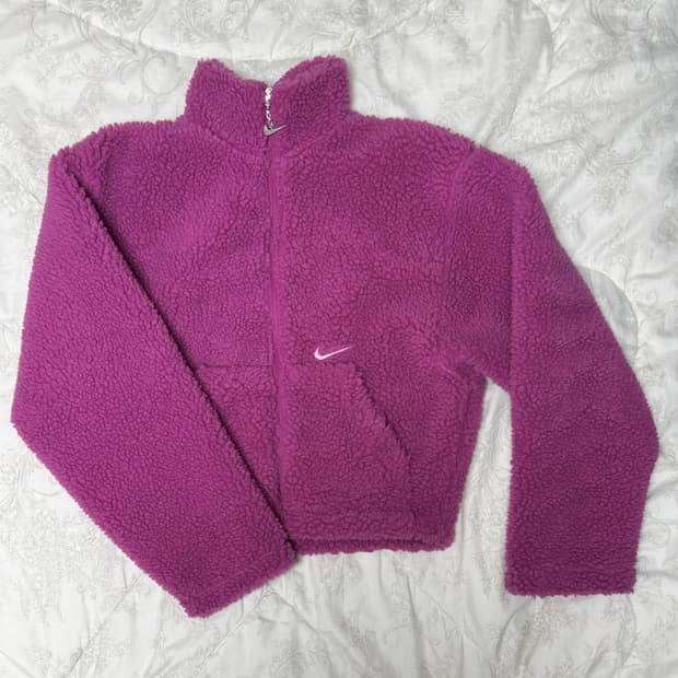 나이키 우먼 쉐르파 플리스 집업