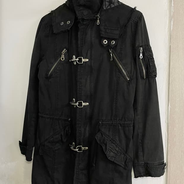 빈티지 워싱 모즈코트