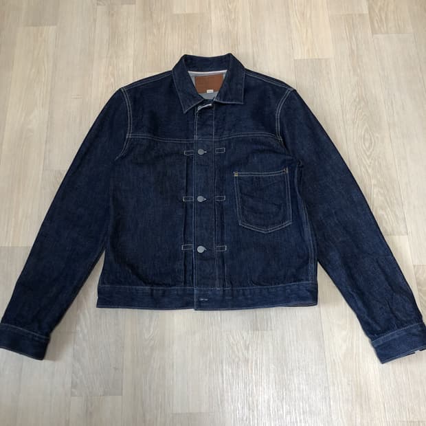 (XL) 후아유 WHO.A.U 화이트 오크 콘밀 1세대 1st 데님 자켓