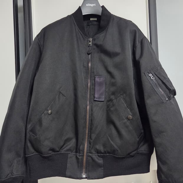 25ss 아프레쎄 빈티지 실크 플라이트 자켓 2 블랙