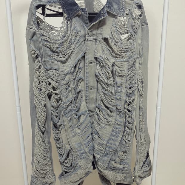 릭오웬스 점보데님워커자켓 새상품