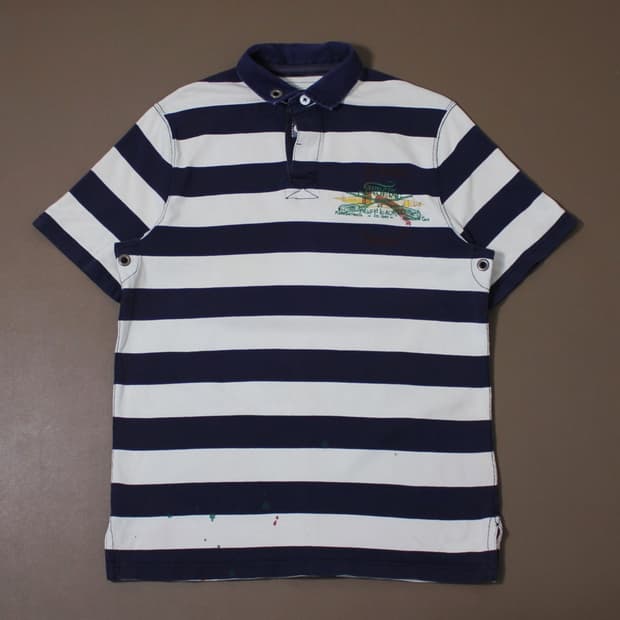 Polo 폴로 랄프로렌 스트라이프 커스텀핏 반팔 PK