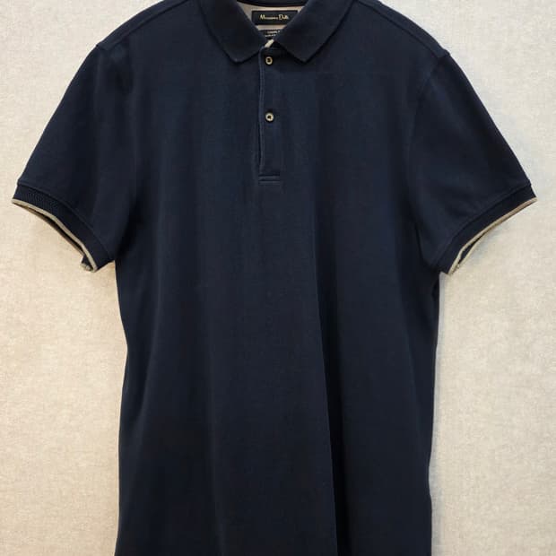 마시모두띠 PK 반팔 카라티 캐쥬얼핏 L Massimo Dutti