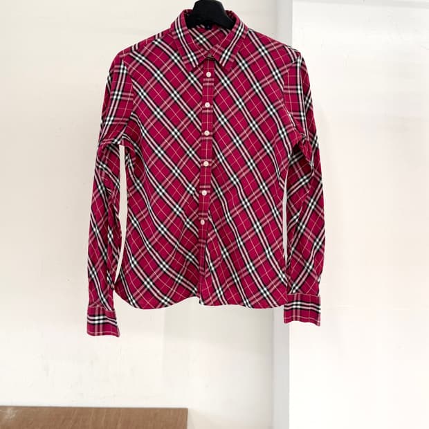버버리 레드 체크 셔츠