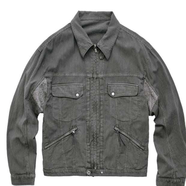 [2] 폴리테루 히코리 트러커 스트라이프 그레이