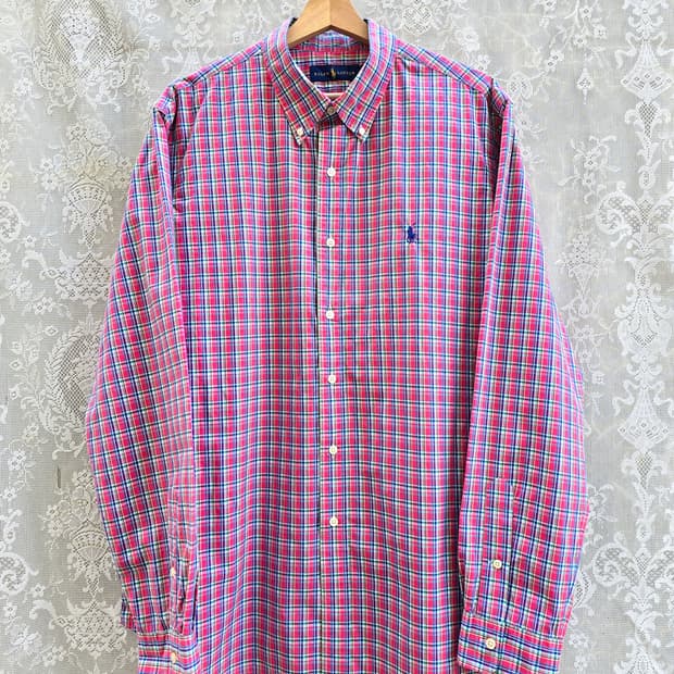 랄프로렌 체크 셔츠