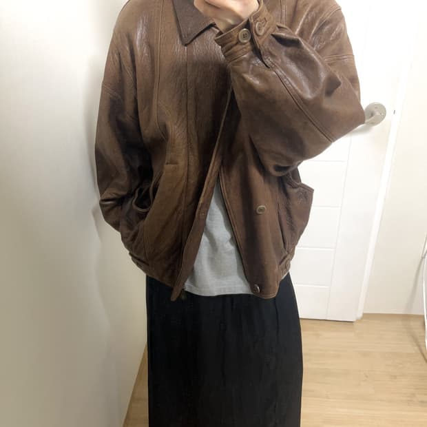 빈티지 레더자켓