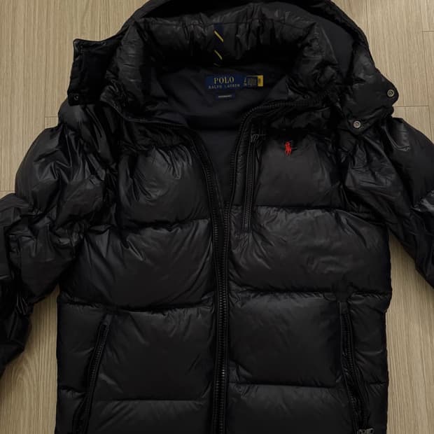 폴로 랄프로렌 유광 패딩 판매 S