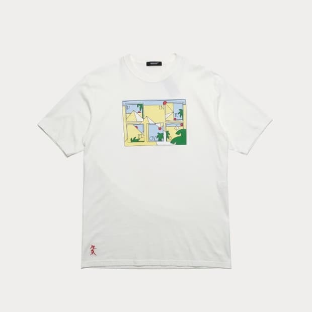 pink floud print T
