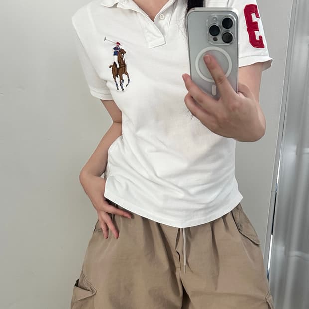 폴로 랄프로렌 멀티 빅포니 커스텀핏 카라티