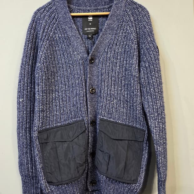 G-STAR RAW ROVIC HEAVY CARDIGAN KNIT L/S