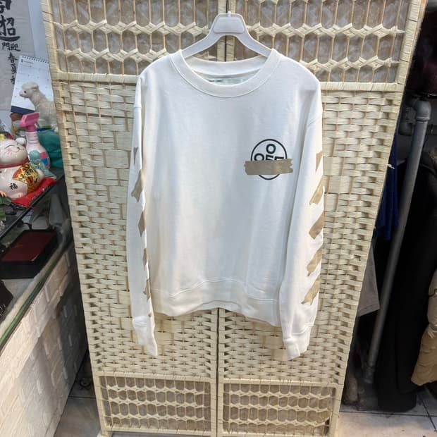 95 정품 오프화이트 태이핑 애로우 맨투맨 팝니다