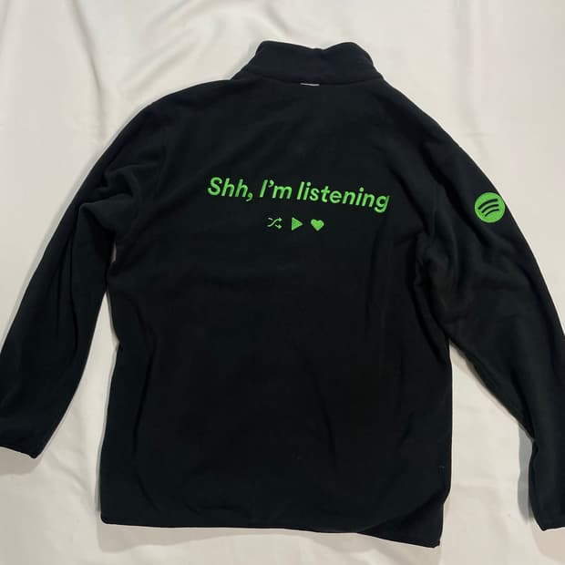스포티파이 spotify 스태프 플리스자켓