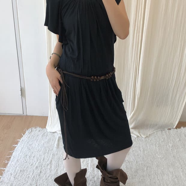 vintage draped pocket layerd ops