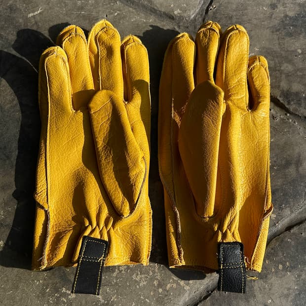 유틸리티 소가죽 워크 글러브 남자가죽장갑