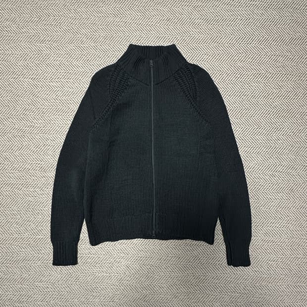PAUL SMITH japan made knit zipup jacket