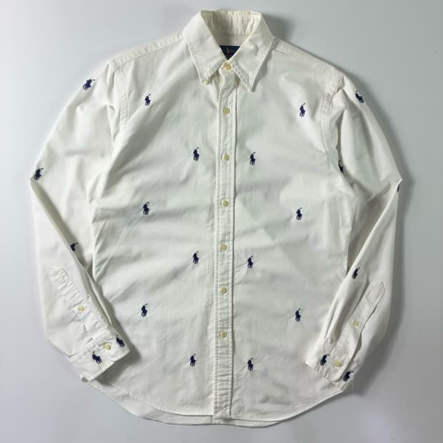 Polo  폴로 랄프로렌 멀티포니 코튼 화이트 옥스퍼드 셔츠 