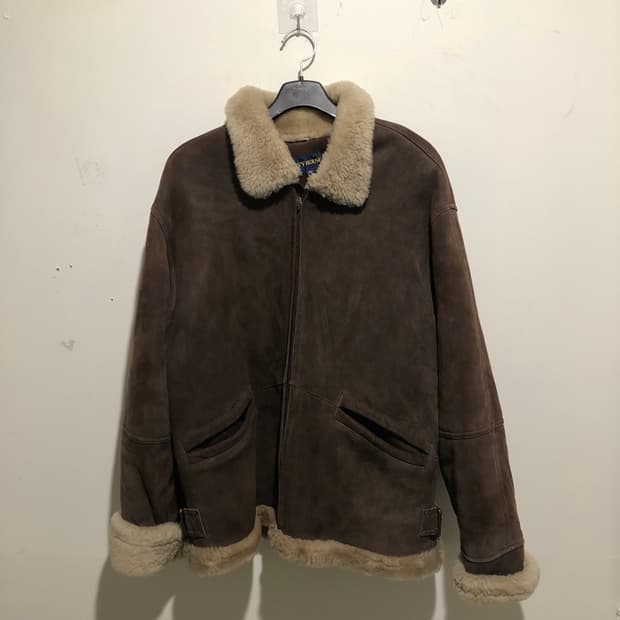 빈티지 가죽 무스탕