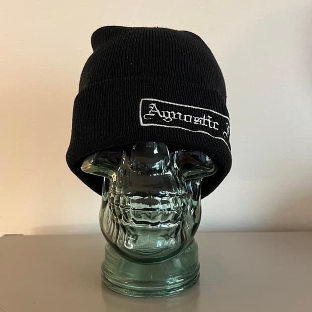 빈티지 Agnoist front 밴드 비니