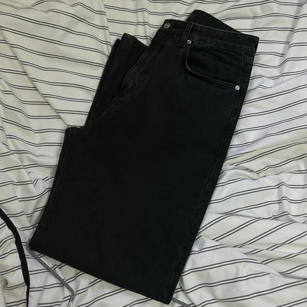 벨리에 트루와이드 데님 블랙 30