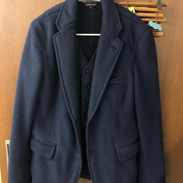 꼼데가르송 옴므 플러스 레이어드 블레이저