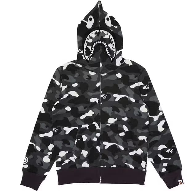 Bape camo zip up hoodie